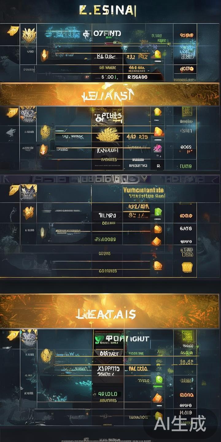 奖金和积分制度也是核心组成部分。比赛中获取的积分不